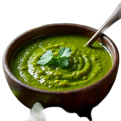 food, photorealistic, 3d render, green transparent PNG cut-out