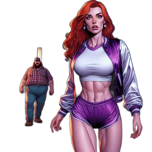 jacket, concept art, comic book art, cyberpunk transparent PNG cut-out