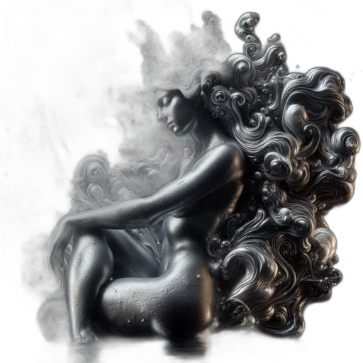 hair, mask, crown, creature transparent PNG cut-out