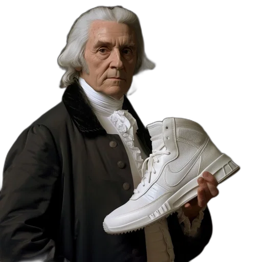 shoes, man, dressed, 18th-century transparent PNG cut-out