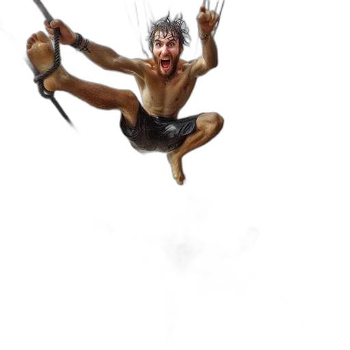 creature, staff, animal, dragon transparent PNG cut-out