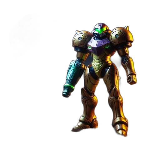 robot, weapon, staff, creature transparent PNG cut-out