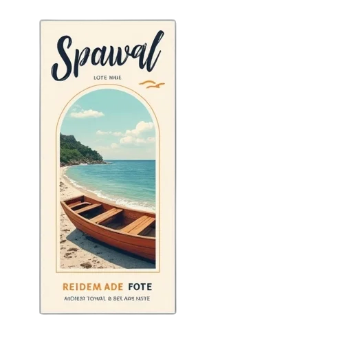 bottle, beach, travel, flyer transparent PNG cut-out