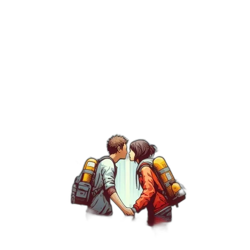 robot, jacket, pixel art, concept art transparent PNG cut-out