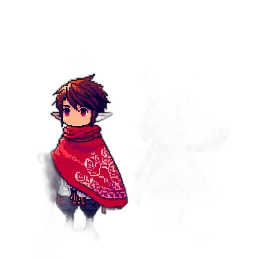 jacket, pixel art, concept art, anime transparent PNG cut-out