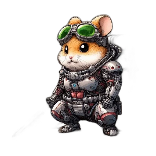 jacket, weapon, animal, staff transparent PNG cut-out