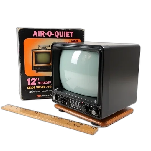 furniture, 3d render, vintage, television transparent PNG cut-out