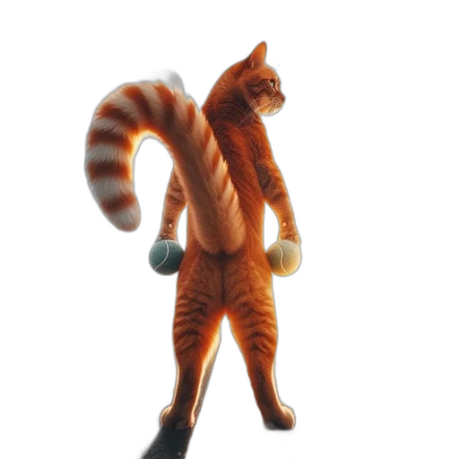 staff, animal, creature, 3d render transparent PNG cut-out