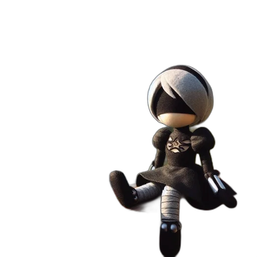 robot, jacket, weapon, staff transparent PNG cut-out