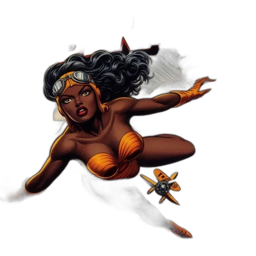 comic book art, concept art, fantasy art, pixel art transparent PNG cut-out