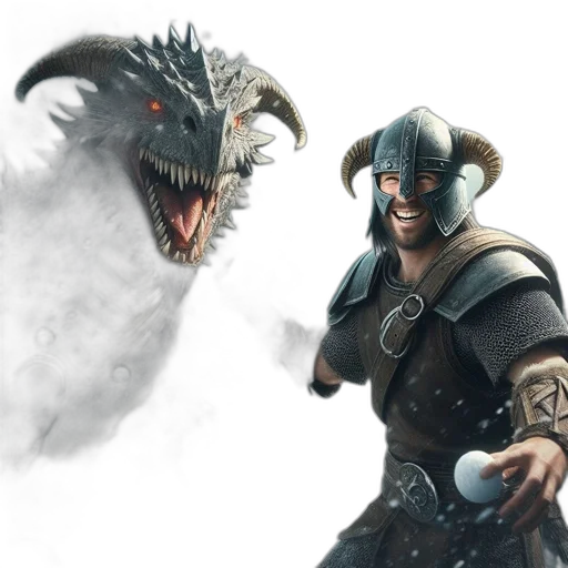dragon, fantasy art, concept art, 3d render transparent PNG cut-out