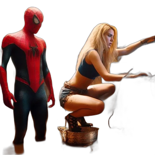 concept art, comic book art, 3d render, fantasy art transparent PNG cut-out