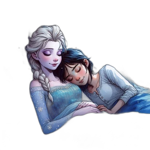 watercolor, fantasy art, concept art, comic book art transparent PNG cut-out