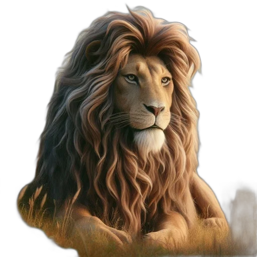 crown, animal, hair, staff transparent PNG cut-out