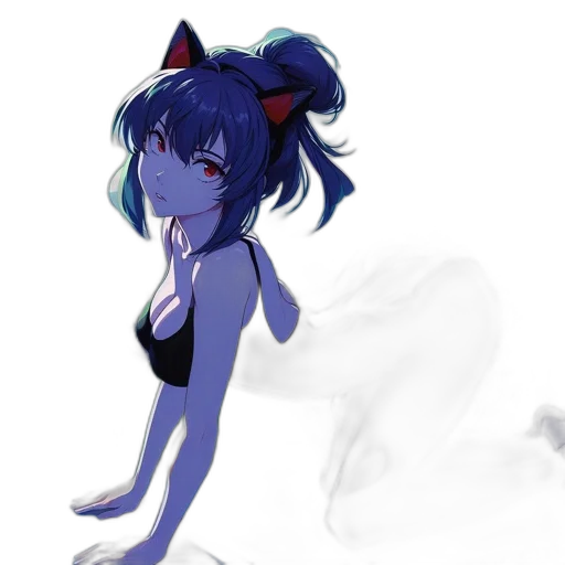 staff, mask, creature, dress transparent PNG cut-out