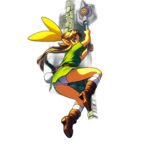 staff, weapon, flower, mask transparent PNG cut-out