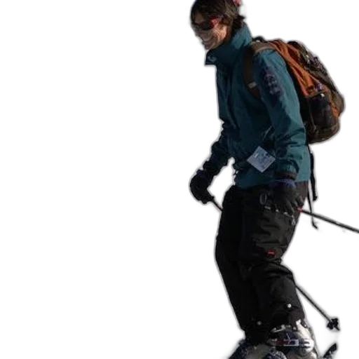 staff, jacket, person, skiing transparent PNG cut-out