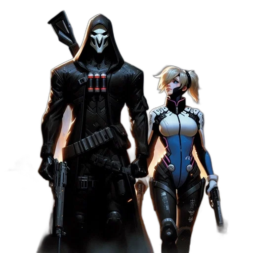 concept art, comic book art, cyberpunk, pixel art transparent PNG cut-out
