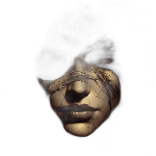 mask, face, hair, crown transparent PNG cut-out