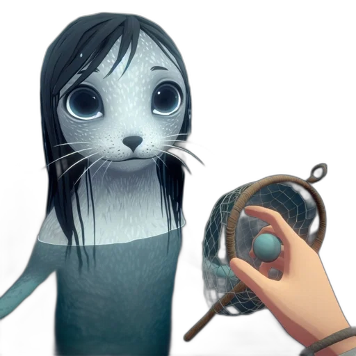 mask, staff, animal, creature transparent PNG cut-out