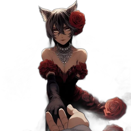 mask, dress, flower, crown transparent PNG cut-out