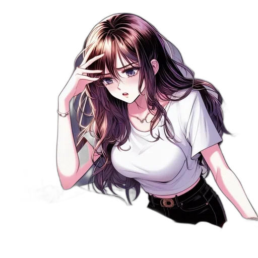 mask, face, hair, staff transparent PNG cut-out