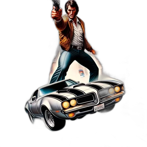 car, jacket, concept art, comic book art transparent PNG cut-out