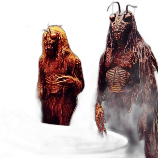 creature, mask, concept art, fantasy art transparent PNG cut-out