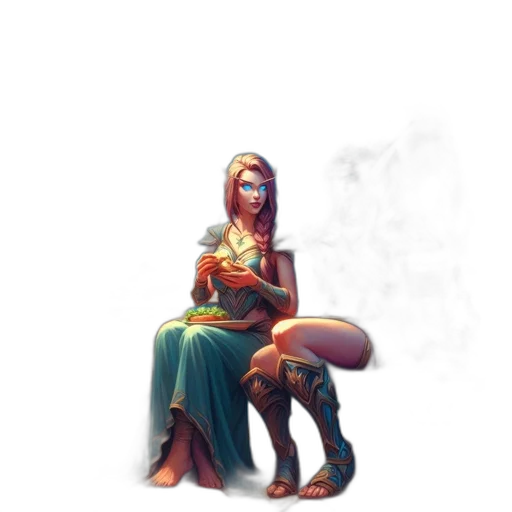 staff, jewelry, crown, dress transparent PNG cut-out
