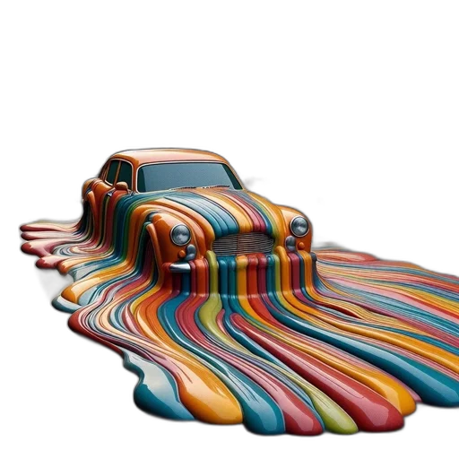 car, dress, shoes, hat transparent PNG cut-out