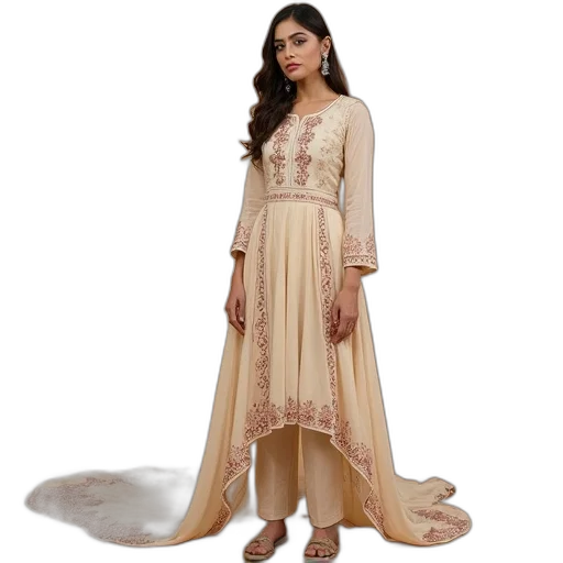 dress, earth tones, golden, stunning transparent PNG cut-out