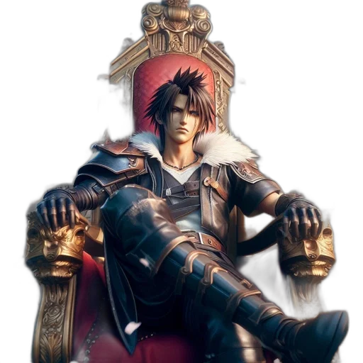 crown, jacket, sword, staff transparent PNG cut-out