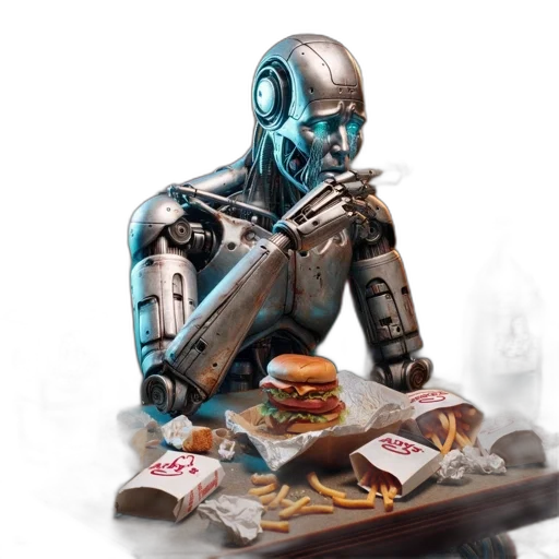 robot, food, weapon, concept art transparent PNG cut-out
