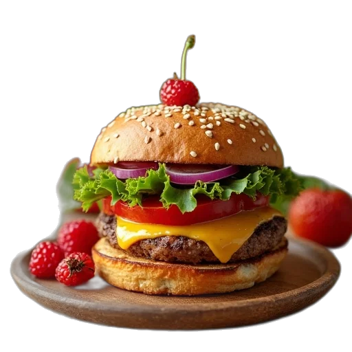 food, crown, animal, photorealistic transparent PNG cut-out