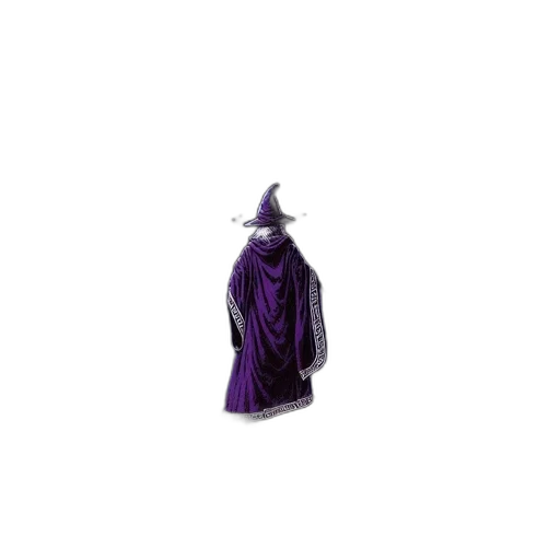 dress, hat, staff, jacket transparent PNG cut-out