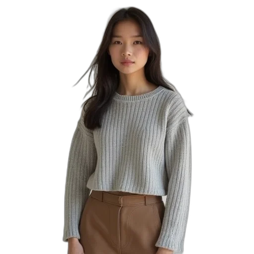 jacket, dress, staff, earth tones transparent PNG cut-out