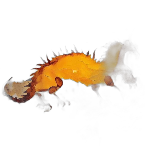 creature, dragon, animal, hair transparent PNG cut-out