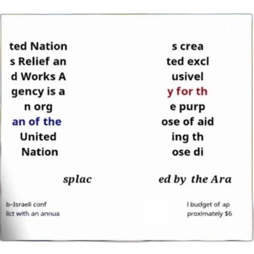 united, nations, relief, works transparent PNG cut-out