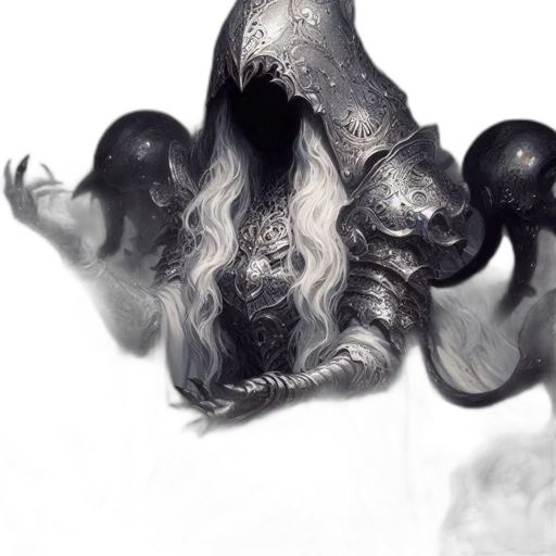 creature, hair, mask, dragon transparent PNG cut-out