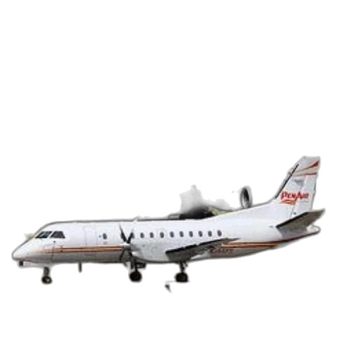 3d render, penair, airplane, parked transparent PNG cut-out