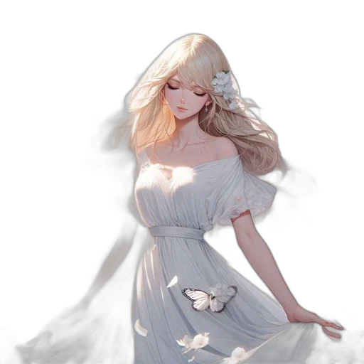 dress, fantasy art, concept art, pixel art transparent PNG cut-out