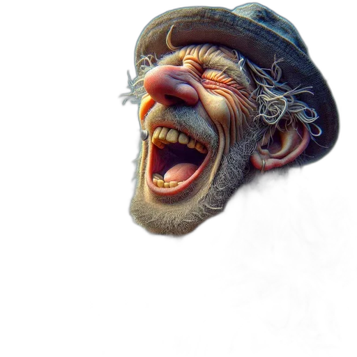 face, hat, mask, creature transparent PNG cut-out