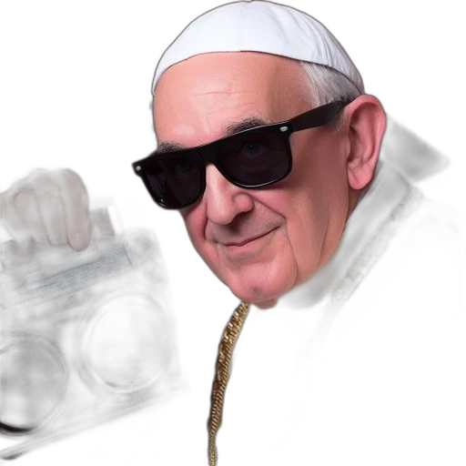 jacket, weapon, hat, photorealistic transparent PNG cut-out