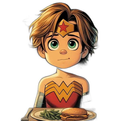 food, comic book art, cartoon, concept art transparent PNG cut-out