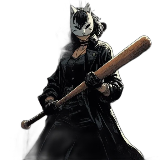 mask, weapon, comic book art, concept art transparent PNG cut-out