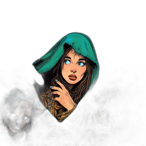 face, mask, hat, jacket transparent PNG cut-out