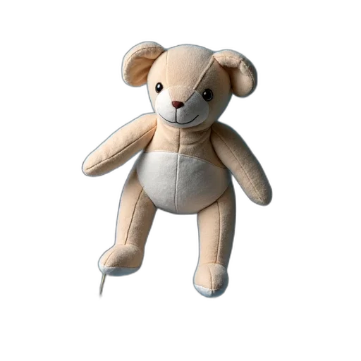 staff, animal, 3d render, stuffed transparent PNG cut-out
