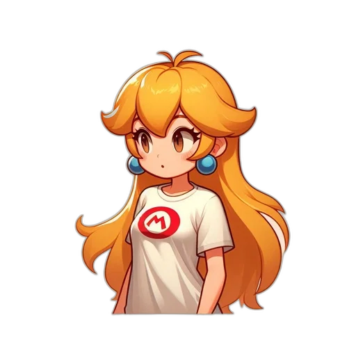 staff, dress, hair, face transparent PNG cut-out