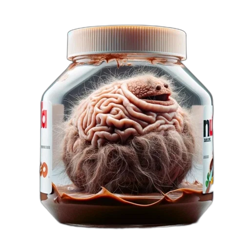 hair, food, creature, bottle transparent PNG cut-out