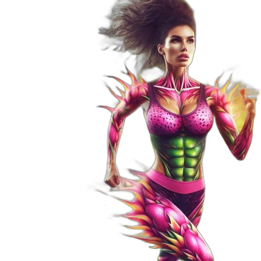 concept art, comic book art, fantasy art, 3d render transparent PNG cut-out